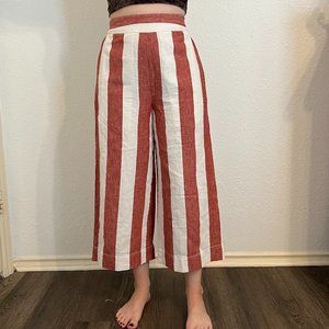 Madewell Wide Leg Linen Pants